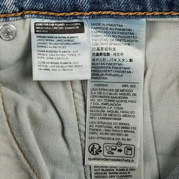 Levis 511 Slim Fit Jeans Mens 31x30 Blue Medium Wash Zip Fly Stretch Denim NEW - Picture 4 of 11